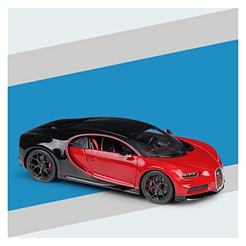 Für 2018 Bugatti Chiron Roadster Cool Black High Simulation Car Model Collection 1;18(Taglia unica) von XIYUEYING
