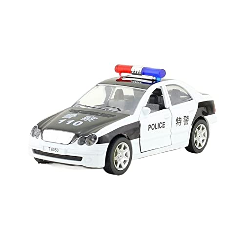 Für Alu-Feuerpolizeiauto SWAT-Soldat Ton Und Licht Offene Tür Kinderspielzeugauto 1:32(Taglia unica) von XIYUEYING