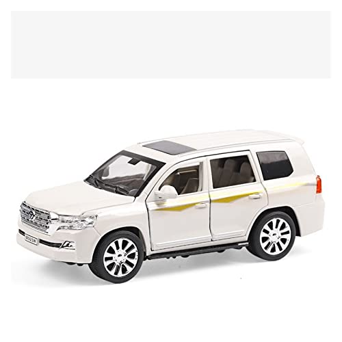 Für Alu-SUV Land Cruiser Geländewagen Sound Und Licht Pull Back Boy Gift 1 24(Taglia unica) von XIYUEYING