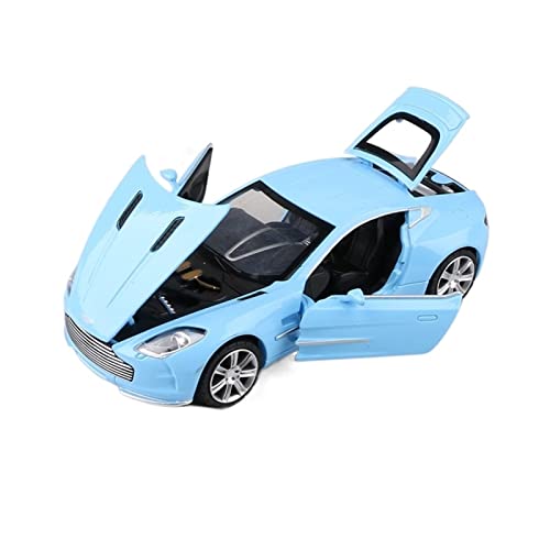 Für Aston Martin One-77 V12 Supercar Modell Sound Und Licht Pull Back Kinderspielzeug 1 32(2) von XIYUEYING