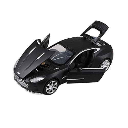 Für Aston Martin One-77 V12 Supercar Modell Sound Und Licht Pull Back Kinderspielzeug 1 32(Taglia unica) von XIYUEYING