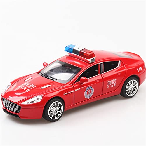 Für Aston Martin Polizei Metall Spielzeug Legierung Superminiaturmodell Kinderspielzeugauto 1:32(2) von XIYUEYING
