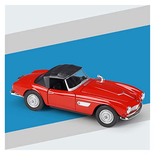 Für BMW BMW507 Cabrio Oldtimer Sportwagen Simulation Legierung Automodell Spielzeug 1 24(4) von XIYUEYING