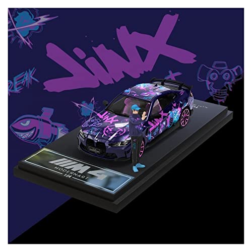 Für BMW M4 Explosion Jinx Graffiti-Simulationslegierung Automodellsammlung Ornamente 1 64(2) von XIYUEYING