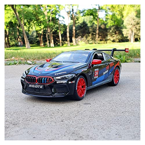 Für BMW M8 GTE Track Version Alloy Pull Flower Racing Back Spielzeug Licht Und Sound Spielzeugauto 1/24(Taglia unica) von XIYUEYING