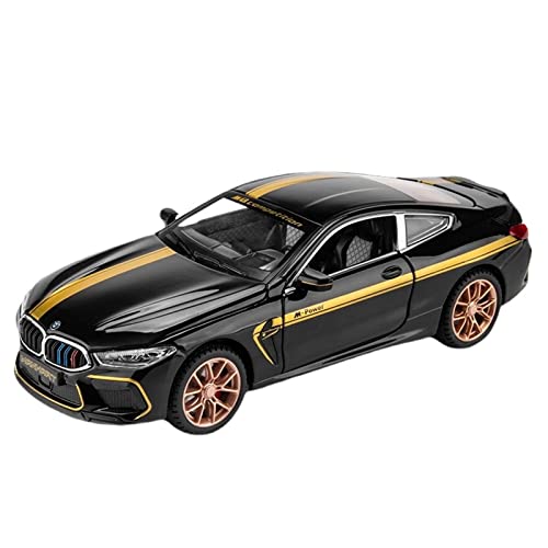Für BMW M8 Legierung Automodell Pull Flower Rennwagen Tür Pull Back Spielzeugauto Modell 1/24 von XIYUEYING