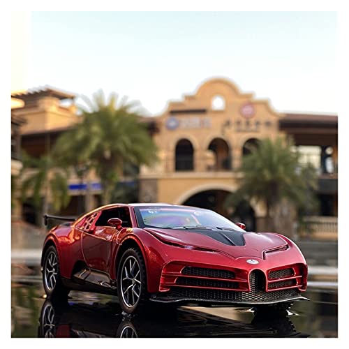 Für Bugatti Kohlefaser Druckguss Metallmodell Simulation Kinderspielzeug Geschenk 1 32(3) von XIYUEYING