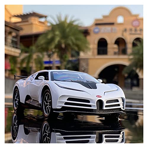 Für Bugatti Kohlefaser Druckguss Metallmodell Simulation Kinderspielzeug Geschenk 1 32(4) von XIYUEYING