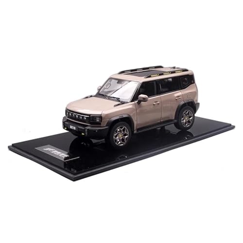 Für Chery JETOUR SUV Geländewagen 1:18 Legierung Automodell Sammlerstück Statische Dekoration Geschenk(Gold) von XIYUEYING