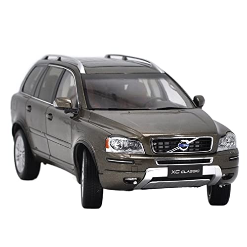 Für Classic XC90 SUV Alloy Die Casting Model Brown Car Miniature Collection Ornament 1 18 von XIYUEYING
