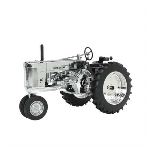 Für Deere 60 Silber Chrom Traktor 1:16 Simulation Limited Edition Harz Metall Statische Auto Modell Spielzeug Geschenk von XIYUEYING