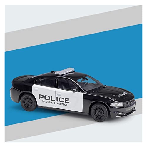 Für Dodge 2016 Chaser Polizeiauto Statisches Automodell Simulation Legierung Automodell 1 24(Taglia unica) von XIYUEYING