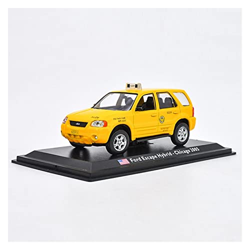 Für Ford Escape HYBRID Chicago Taxi Company Aluminium Automodell Sammlerstücke 1/43 von XIYUEYING
