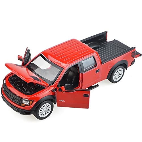 Für Ford F-150 Pickup High Simulation Alloy Sound Und Light Pull Back Toy Car Model 1:32(2) von XIYUEYING