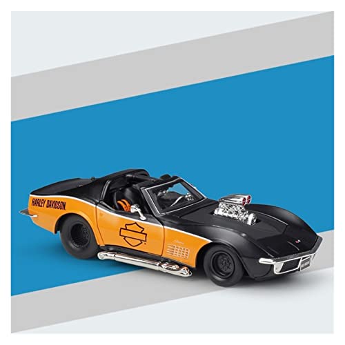 Für Ford Mustang 1967GT Sportwagenmodell Harley Edition Simulationslegierung Automodell 1 24(8) von XIYUEYING