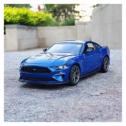 Für Ford Mustang GT Legierung Automodell Beauty Muscle Car Simulation Metallauto Spielzeug 1:34(Rot) von XIYUEYING