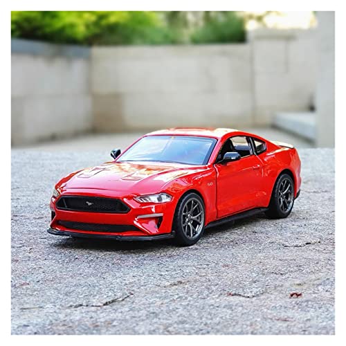 Für Ford Mustang GT Legierung Automodell Beauty Muscle Car Simulation Metallauto Spielzeug 1:34(Schwarz) von XIYUEYING