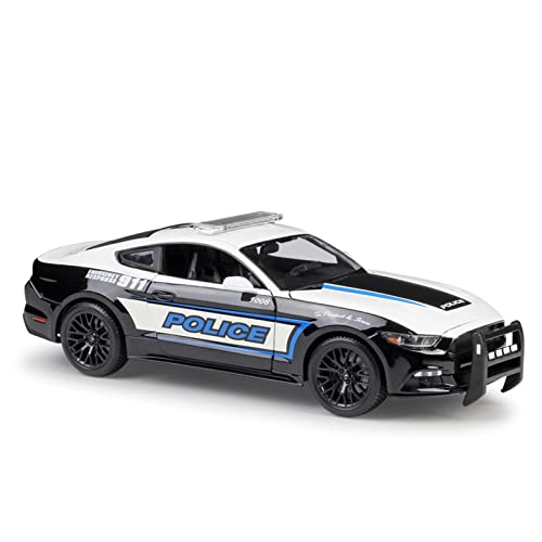 Für Ford Mustang GT Polizeiauto Legierung Retro Oldtimer Modell Dekoration Sammlung Geschenk 1 18 von XIYUEYING