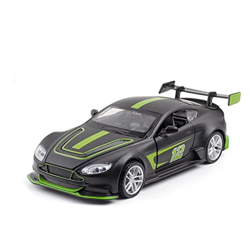 Für GT3 Aston Martin Vantage Rennmodell Alloy Pull Back Sound Und Light Spielzeugauto 1 32(Taglia unica) von XIYUEYING