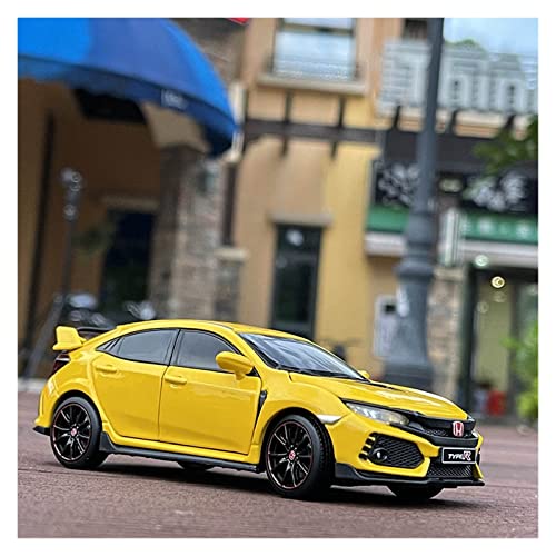 Für Honda Civic R Legierung Metall Spielzeug Sportwagen Modell Simulierte Ton- und Lichtsammlung Auto 1 32(7) von XIYUEYING