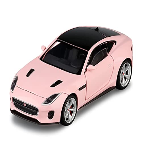 Für Jaguar F-Typ Sportwagensimulation Sound Zurückziehen Legierung Druckguss Junge Spielzeugauto 1:32(Taglia unica) von XIYUEYING