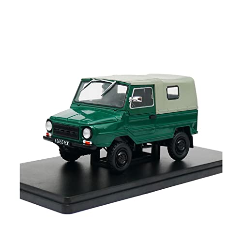 Für LUAZ 969M Sowjetisches Nostalgisches Retro-Legierungsspielzeug Ukrainisches Automodell Ornament Geschenk 1 24 von XIYUEYING