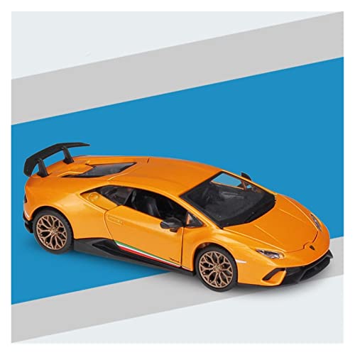 Für Lamborghini Huracan Performante Alloy Metal Toy Simulation Sound and Light Collection Car 1 32(2) von XIYUEYING
