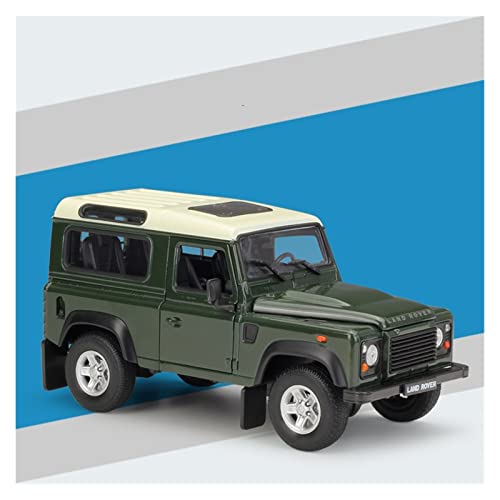 Für Land Rover Defender Classic SUV Polizeiauto Druckguss Metalllegierung Spielzeugauto Modellauto 1:24(2) von XIYUEYING