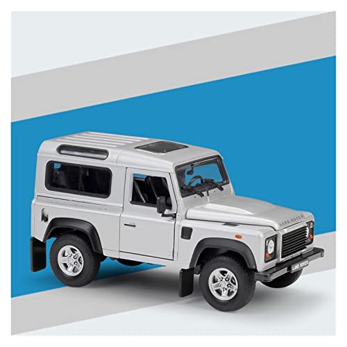 Für Land Rover Defender Classic SUV Polizeiauto Druckguss Metalllegierung Spielzeugauto Modellauto 1:24(3) von XIYUEYING
