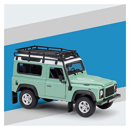 Für Land Rover Defender Classic SUV Polizeiauto Druckguss Metalllegierung Spielzeugauto Modellauto 1:24(6) von XIYUEYING