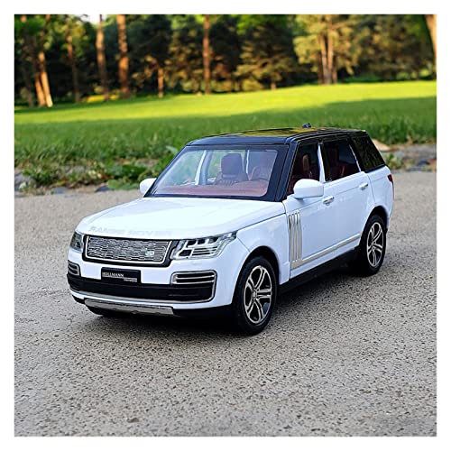 Für Land Rover Range Rover SUV Alu-Automodell Pull Back Sound Und Light Toy Car 1/32(2) von XIYUEYING