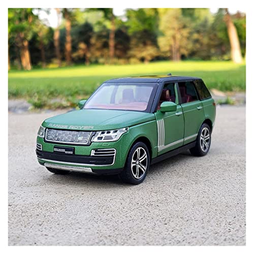 Für Land Rover Range Rover SUV Alu-Automodell Pull Back Sound Und Light Toy Car 1/32(Taglia unica) von XIYUEYING