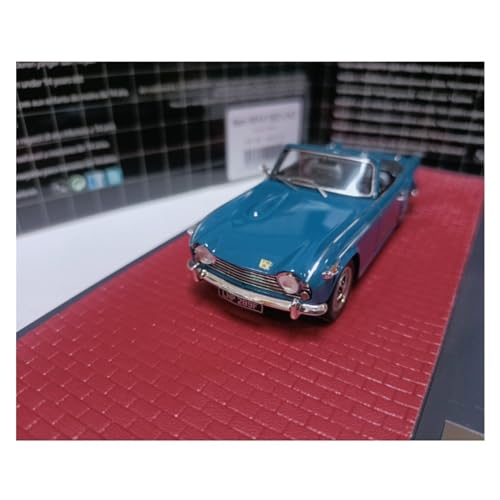 Für Lotus TR5 P1 1968 1:43 Simulation Cabrio Auto Modell Erwachsene Sammler Limited Edition Souvenir(Blau) von XIYUEYING