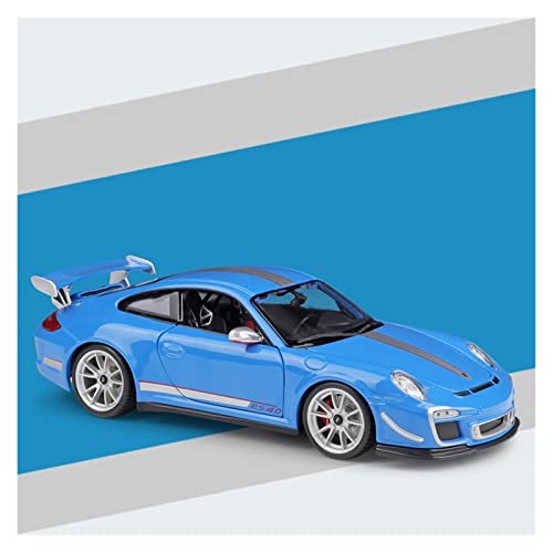 Für Maßstab Porsche 911 GT3 RS 4.0 Legierung Luxusauto Druckguss Automodell Sammlerstück Geschenk 1 18(Blau) von XIYUEYING