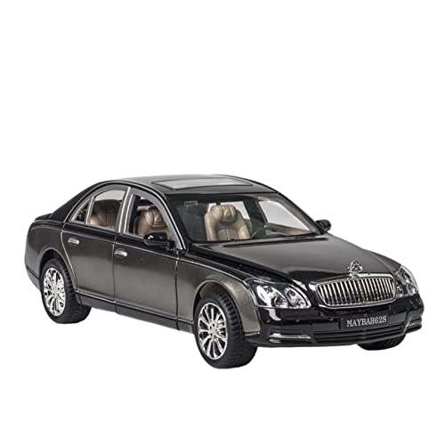 Für Maybach Erweitertes 62S Sound- Und Licht-Pullback-Luxus-Automodell Für Kinder, Spielzeuggeschenk, 1 32(Taglia unica) von XIYUEYING