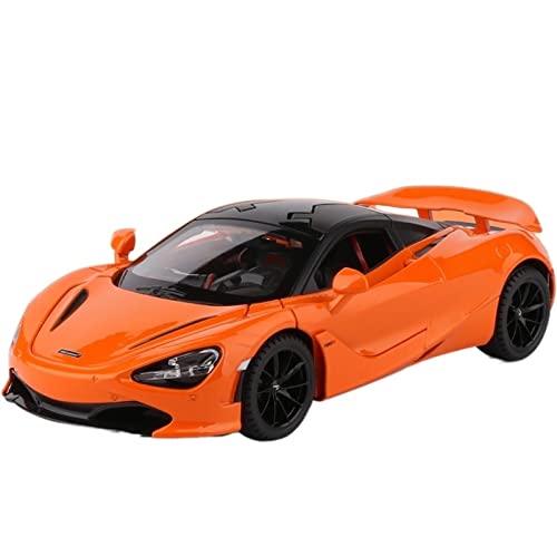 Für McLaren 720S Sportwagen 1:24 Alu-Automodell Sound und Licht ziehen Spielzeugautomodell zurück(2) von XIYUEYING