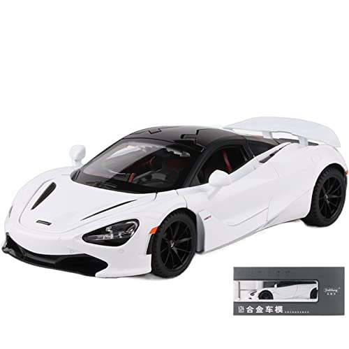 Für McLaren 720S Sportwagen 1:24 Alu-Automodell Sound und Licht ziehen Spielzeugautomodell zurück(4) von XIYUEYING