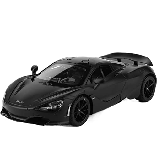 Für McLaren 720S Sportwagen 1:24 Alu-Automodell Sound und Licht ziehen Spielzeugautomodell zurück(Taglia unica) von XIYUEYING