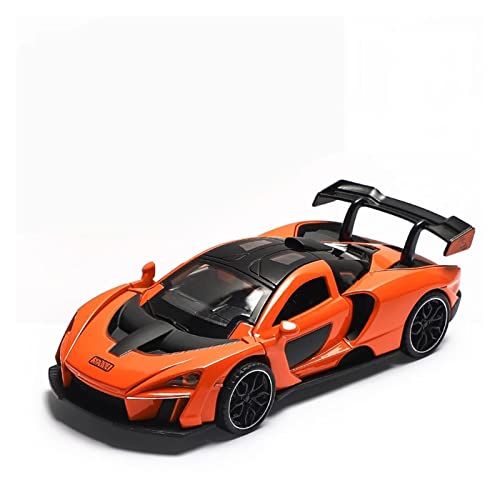 Für McLaren Senna Simulation Modellauto Sound Und Licht Pullback Kinderspielzeugauto 1 32(2) von XIYUEYING