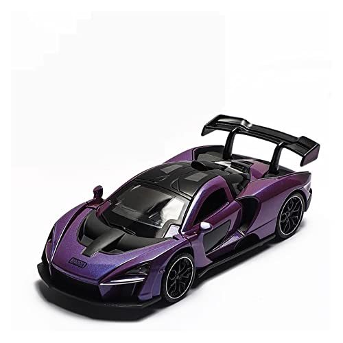 Für McLaren Senna Simulation Modellauto Sound Und Licht Pullback Kinderspielzeugauto 1 32(3) von XIYUEYING