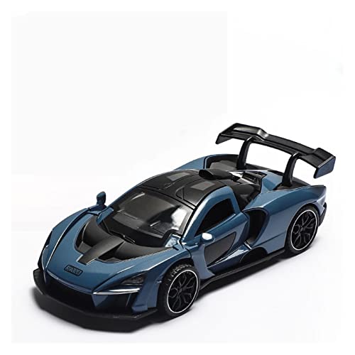 Für McLaren Senna Simulation Modellauto Sound Und Licht Pullback Kinderspielzeugauto 1 32(Taglia unica) von XIYUEYING