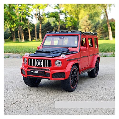 Für Mercedes-Benz Brabus G900 Offroad-Leichtmetall-Pull-Back-Sound Und Leichtes Spielzeugauto 1/22(2) von XIYUEYING