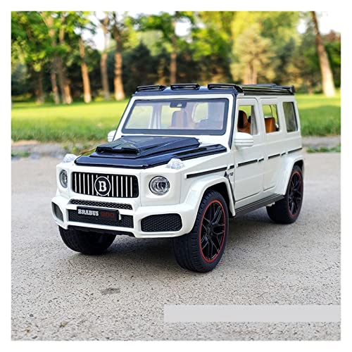 Für Mercedes-Benz Brabus G900 Offroad-Leichtmetall-Pull-Back-Sound Und Leichtes Spielzeugauto 1/22(3) von XIYUEYING