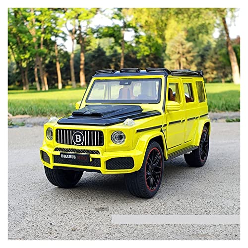 Für Mercedes-Benz Brabus G900 Offroad-Leichtmetall-Pull-Back-Sound Und Leichtes Spielzeugauto 1/22(4) von XIYUEYING