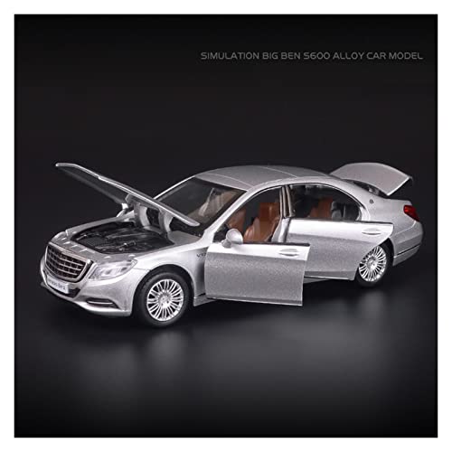 Für Mercedes-Benz Maybach S600 Echtes Auto Spielzeug 6 Tür Offene Kindergeschenk 1 32(2) von XIYUEYING