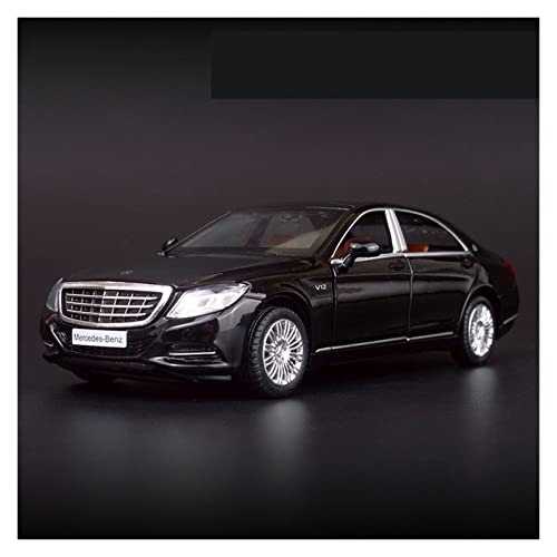 Für Mercedes-Benz Maybach S600 Echtes Auto Spielzeug 6 Tür Offene Kindergeschenk 1 32(Taglia unica) von XIYUEYING
