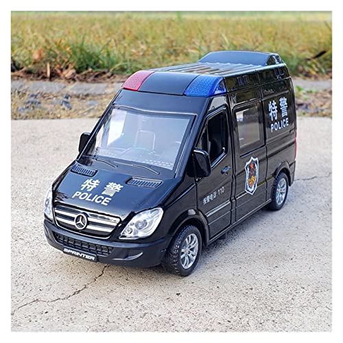 Für Mercedes-Benz Sprinter Anti-Epidemie Auto Krankenwagen Legierung Spezial Polizeiauto Modell 1/32(2) von XIYUEYING
