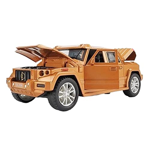 Für Metal Schwer Gepanzertes SUV-Modell Kinderspielzeug Geländewagen Kugelsicheres Fahrzeug 1 32(2) von XIYUEYING