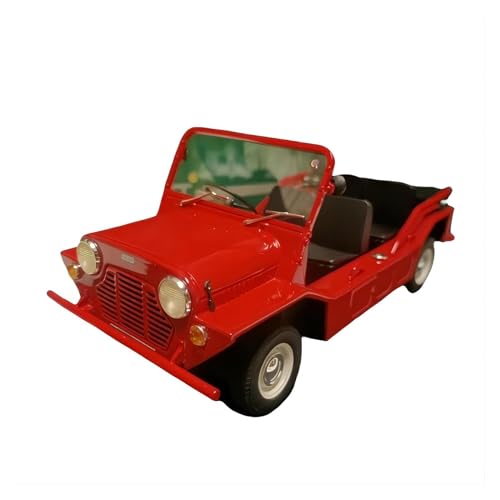 Für Mini Moke 1965 1:18 Simulation Limited Edition Harz Metall Statisches Auto Modell Spielzeug Geschenk(Rot) von XIYUEYING
