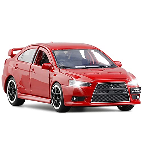 Für Mitsubishi Lancer Evolution X10 Legierung Druckguss Metall Spielzeugauto Modell 1 32(2) von XIYUEYING